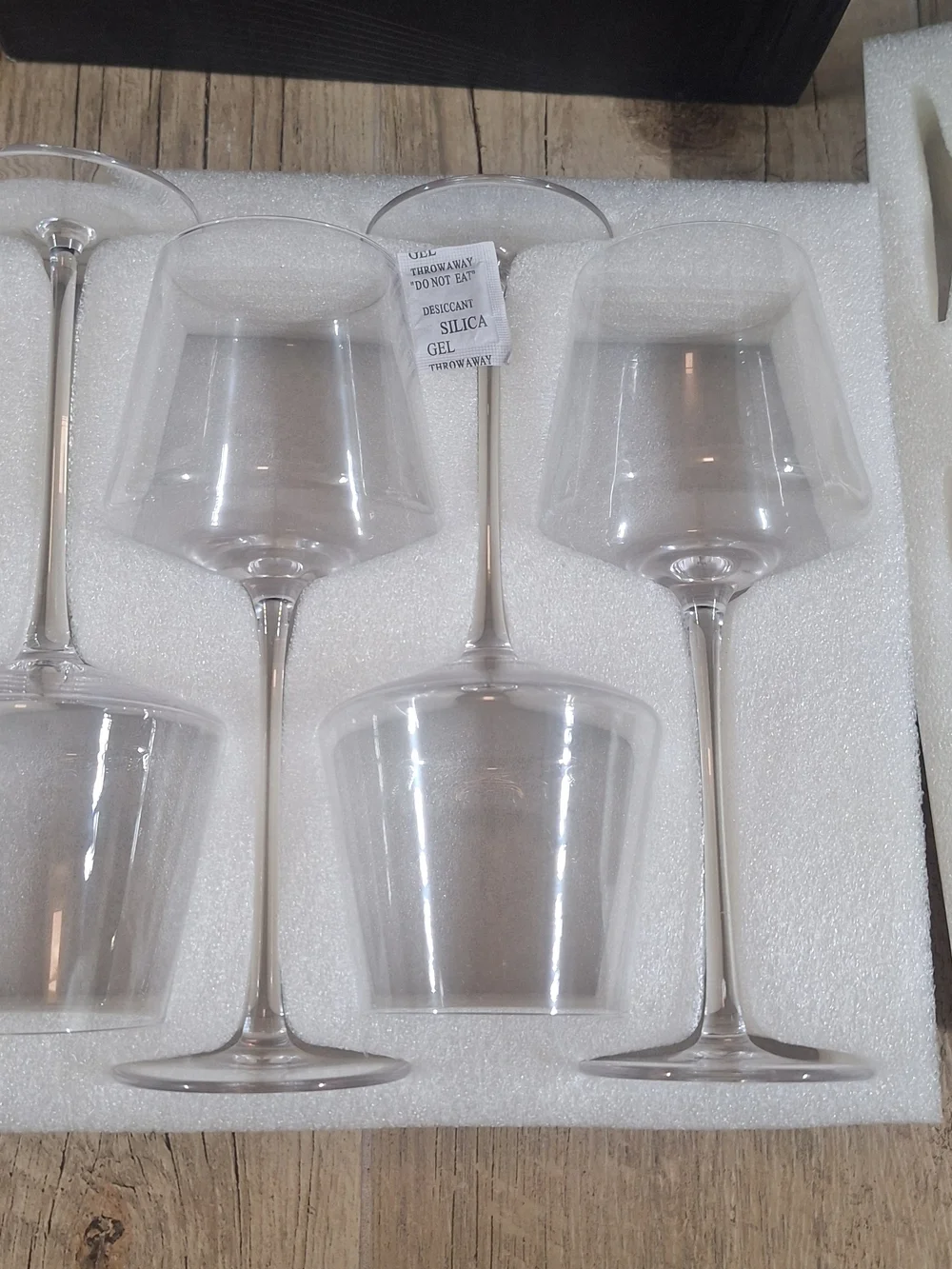Physkoa Hand Blown Wine Glasses Set of 4 Lead-Free Crystal Elegant Stemware Gift